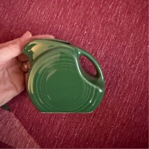 Fiesta 5 Ounce Mini Disk Pitcher in Jade
